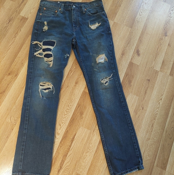 Levi's 511 Distressed Jeans Size 33 X 32 - Picture 1 of 4